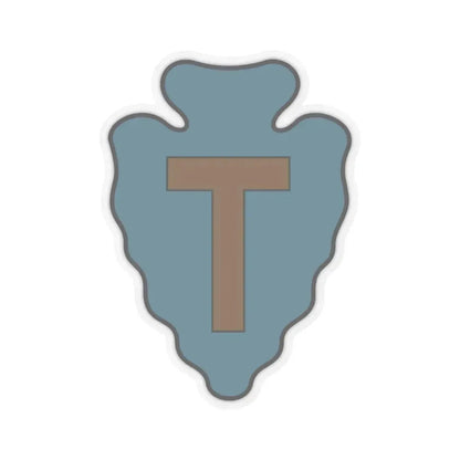 36th Infantry Division CSIB (U.S. Army) STICKER Vinyl Kiss-Cut Decal 6 Inch Transparent - The Sticker Space