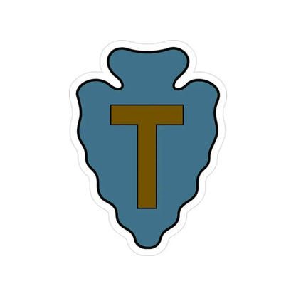 36th Infantry Division CSIB (U.S. Army) Transparent STICKER Die-Cut Vinyl Decal 2 Inch - The Sticker Space