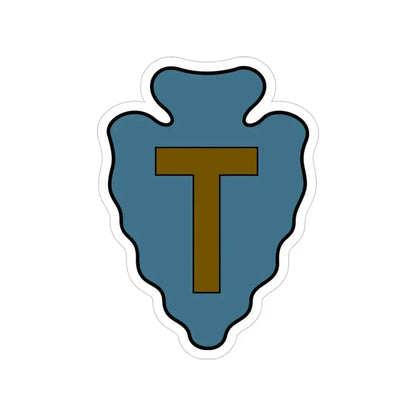 36th Infantry Division CSIB (U.S. Army) Transparent STICKER Die-Cut Vinyl Decal 4 Inch - The Sticker Space