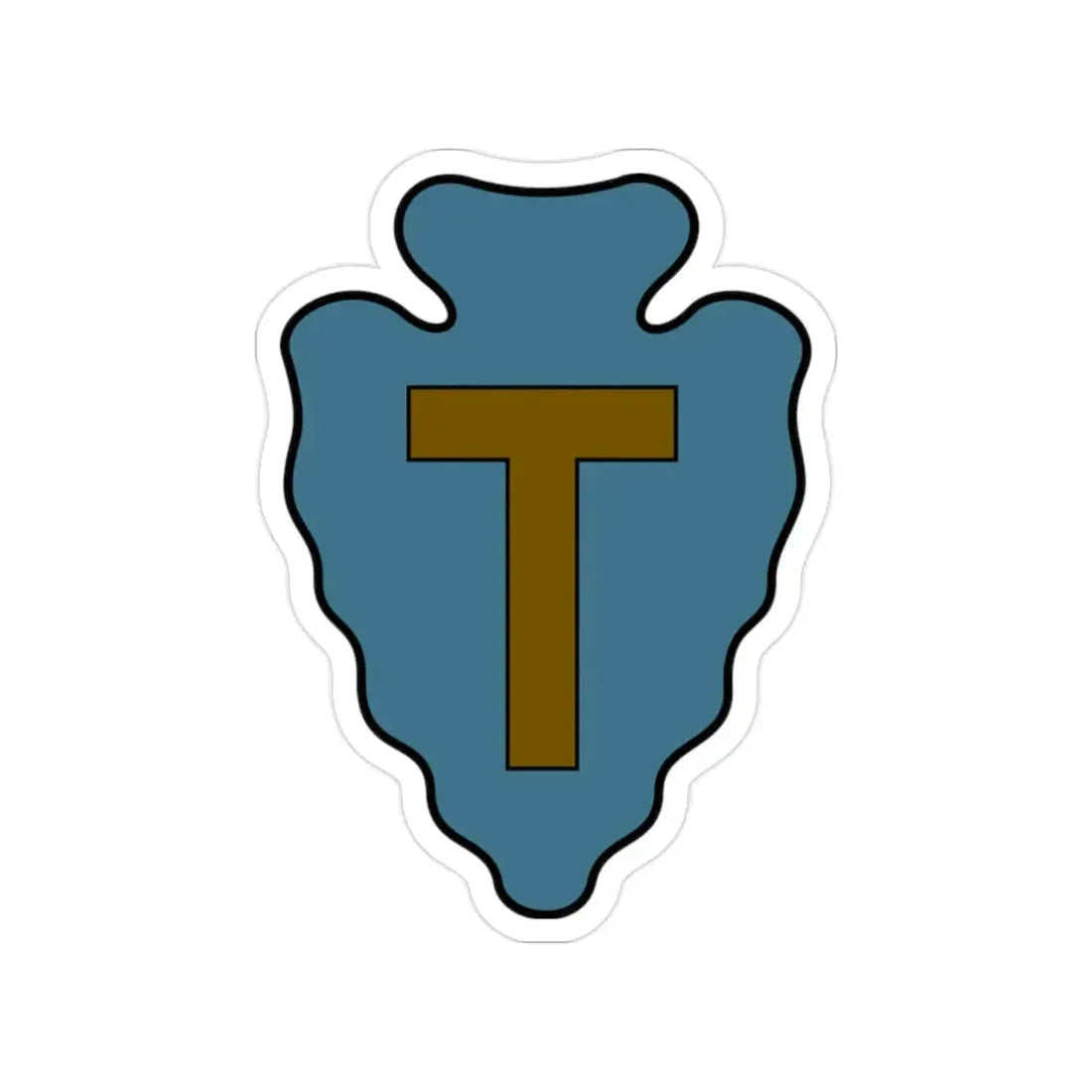 36th Infantry Division CSIB (U.S. Army) Transparent STICKER Die-Cut Vinyl Decal - The Sticker Space