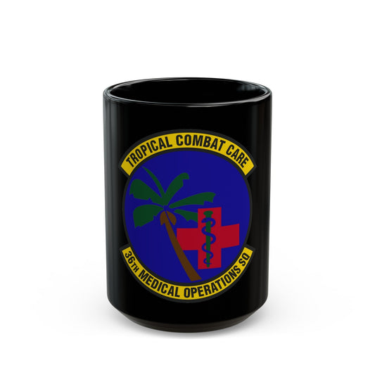 36th Medical Operations Squadron (U.S. Air Force) Black Coffee Mug-15oz-The Sticker Space