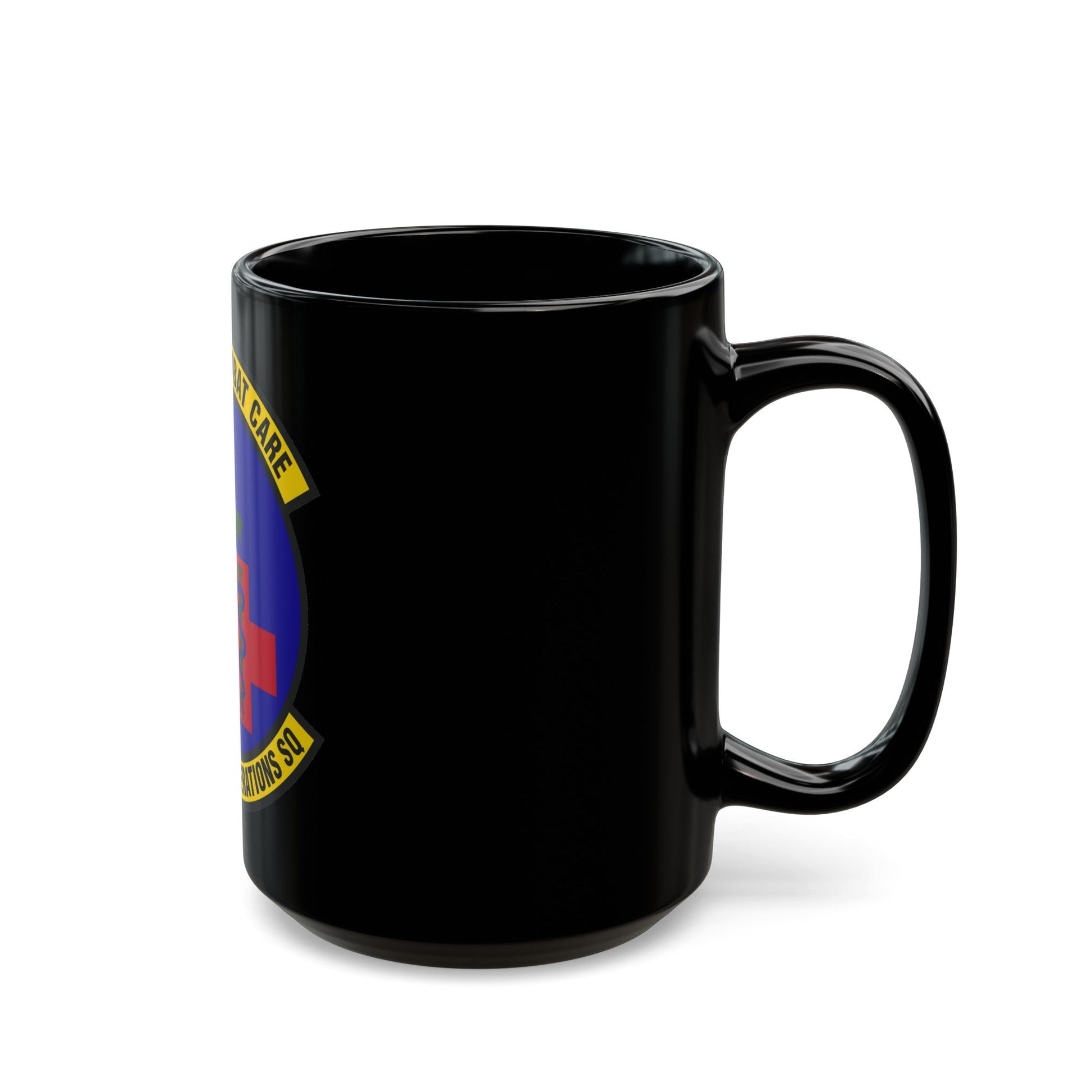 36th Medical Operations Squadron (U.S. Air Force) Black Coffee Mug-The Sticker Space