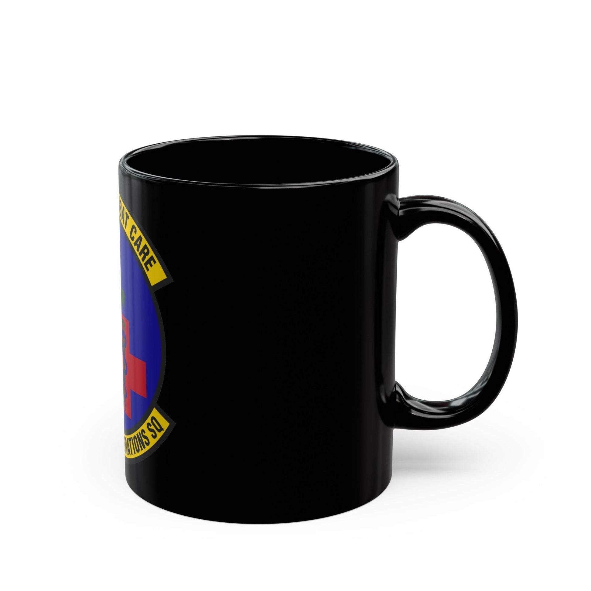 36th Medical Operations Squadron (U.S. Air Force) Black Coffee Mug-The Sticker Space