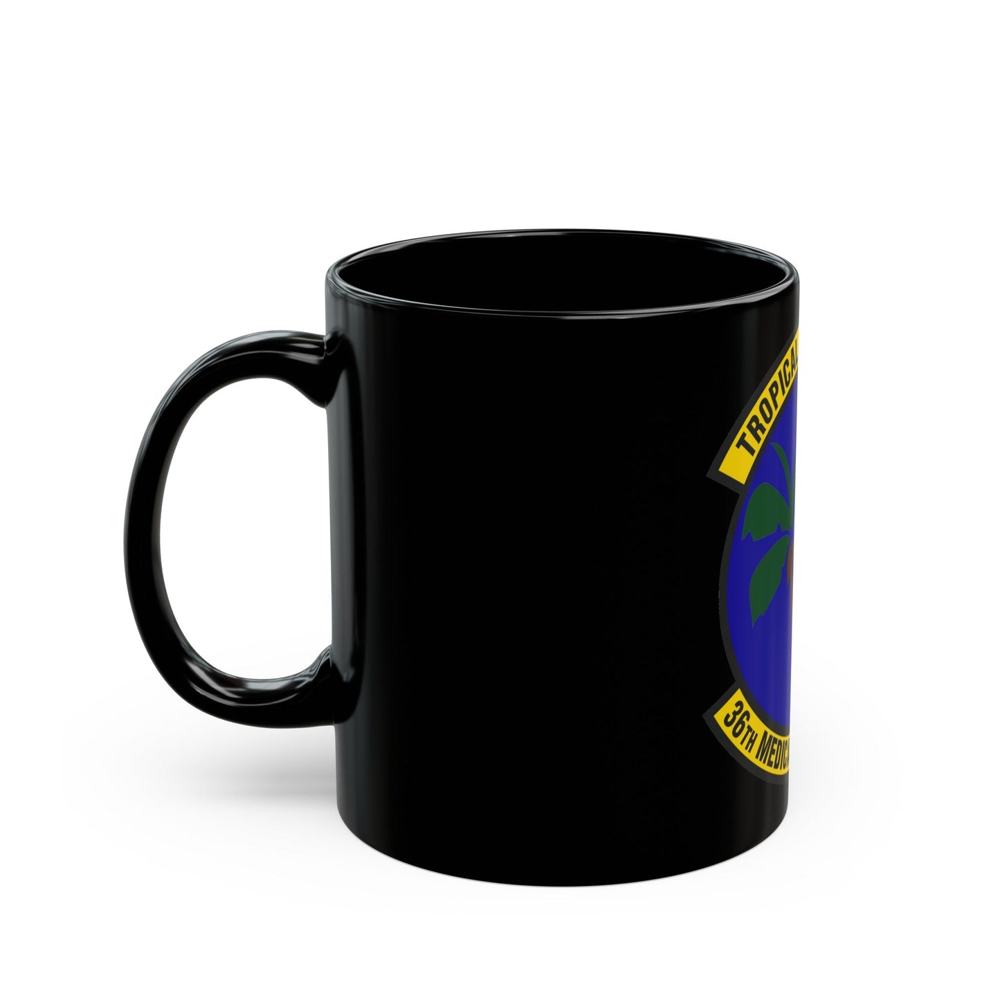 36th Medical Operations Squadron (U.S. Air Force) Black Coffee Mug-The Sticker Space