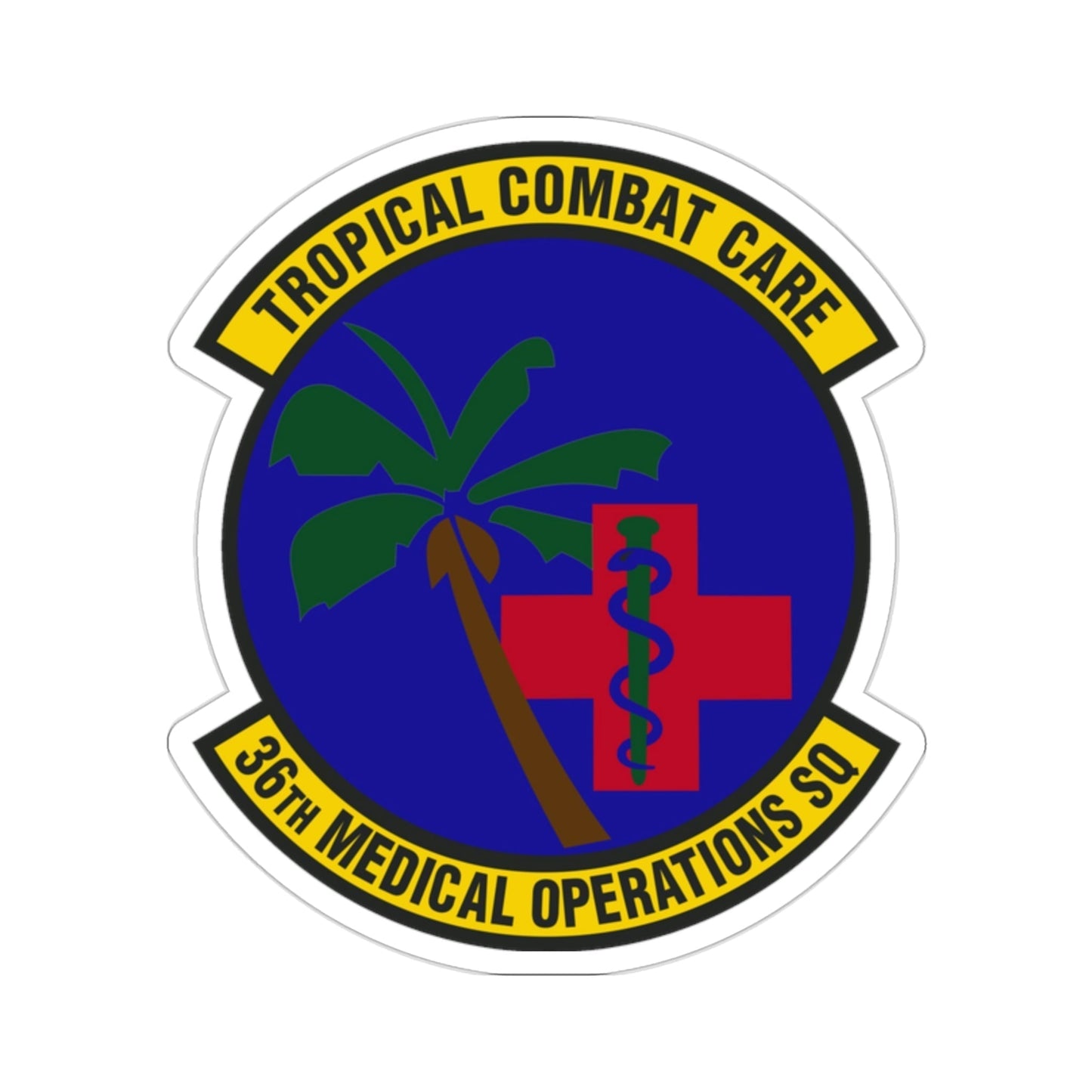 36th Medical Operations Squadron (U.S. Air Force) STICKER Vinyl Die-Cut Decal-2 Inch-The Sticker Space