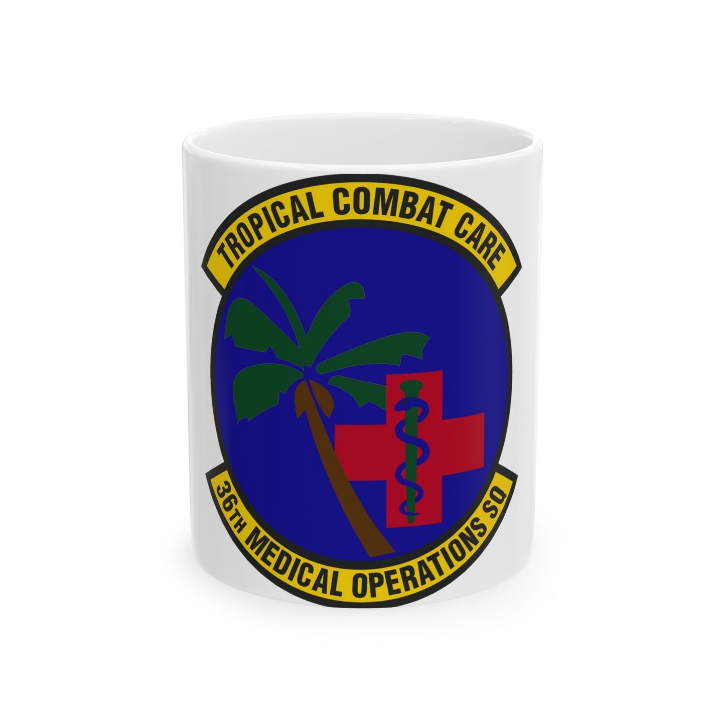 36th Medical Operations Squadron (U.S. Air Force) White Coffee Mug-11oz-The Sticker Space