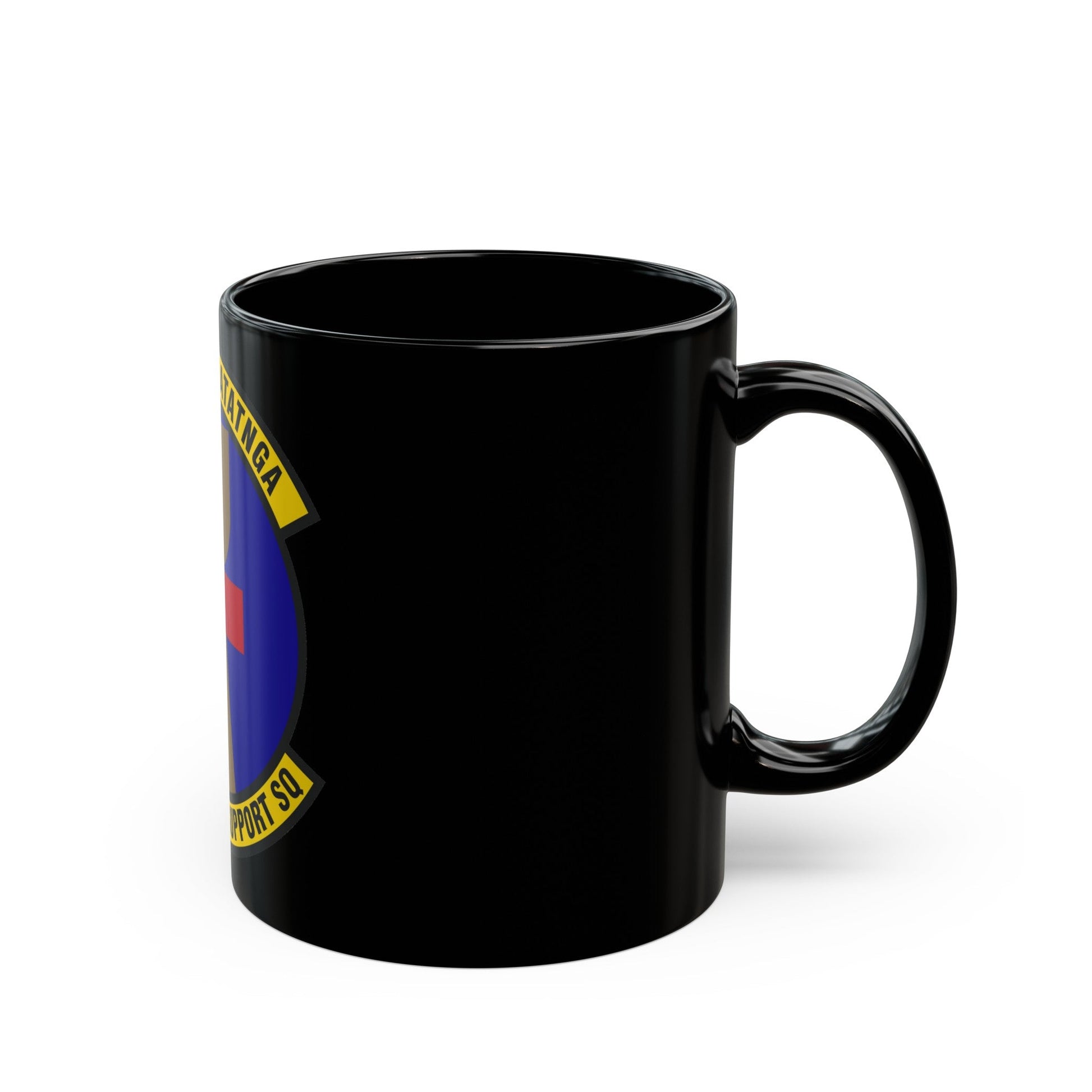 36th Medical Support Squadron (U.S. Air Force) Black Coffee Mug-The Sticker Space