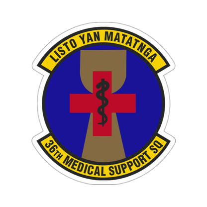 36th Medical Support Squadron (U.S. Air Force) STICKER Vinyl Die-Cut Decal-White-The Sticker Space