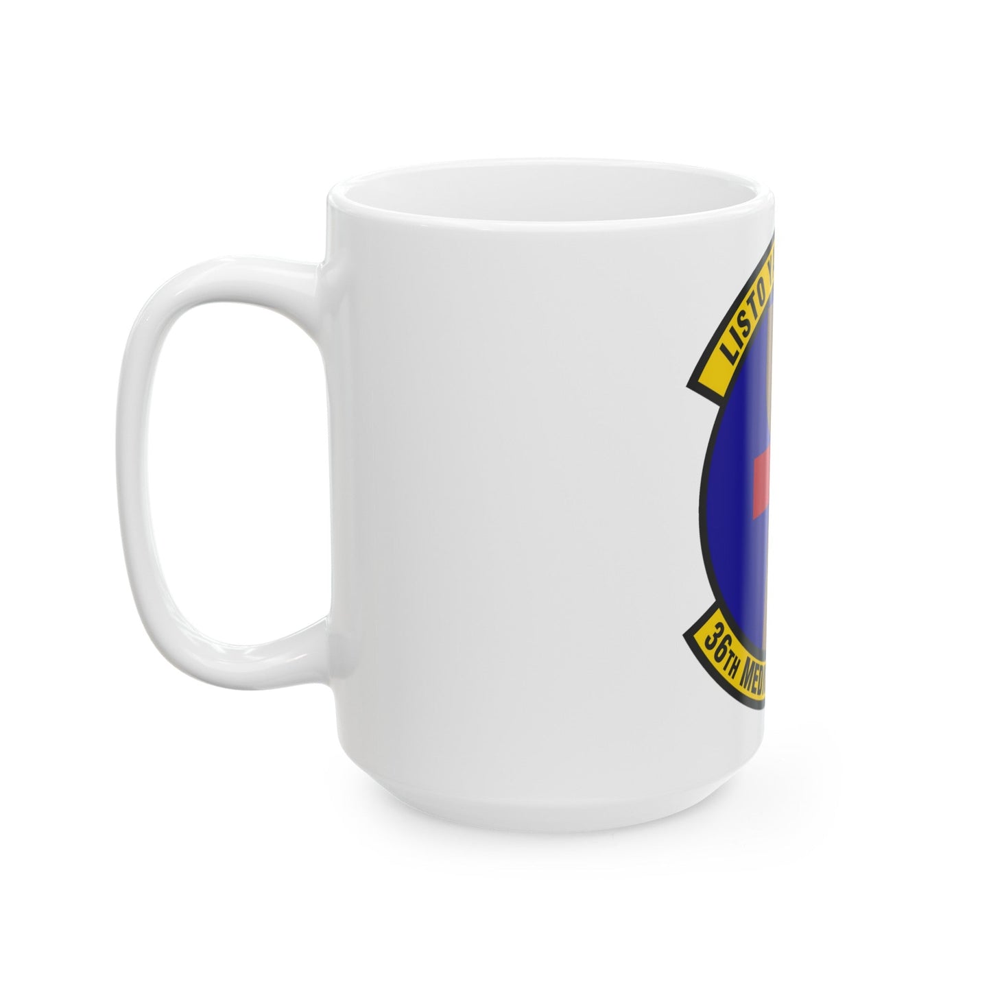 36th Medical Support Squadron (U.S. Air Force) White Coffee Mug-The Sticker Space