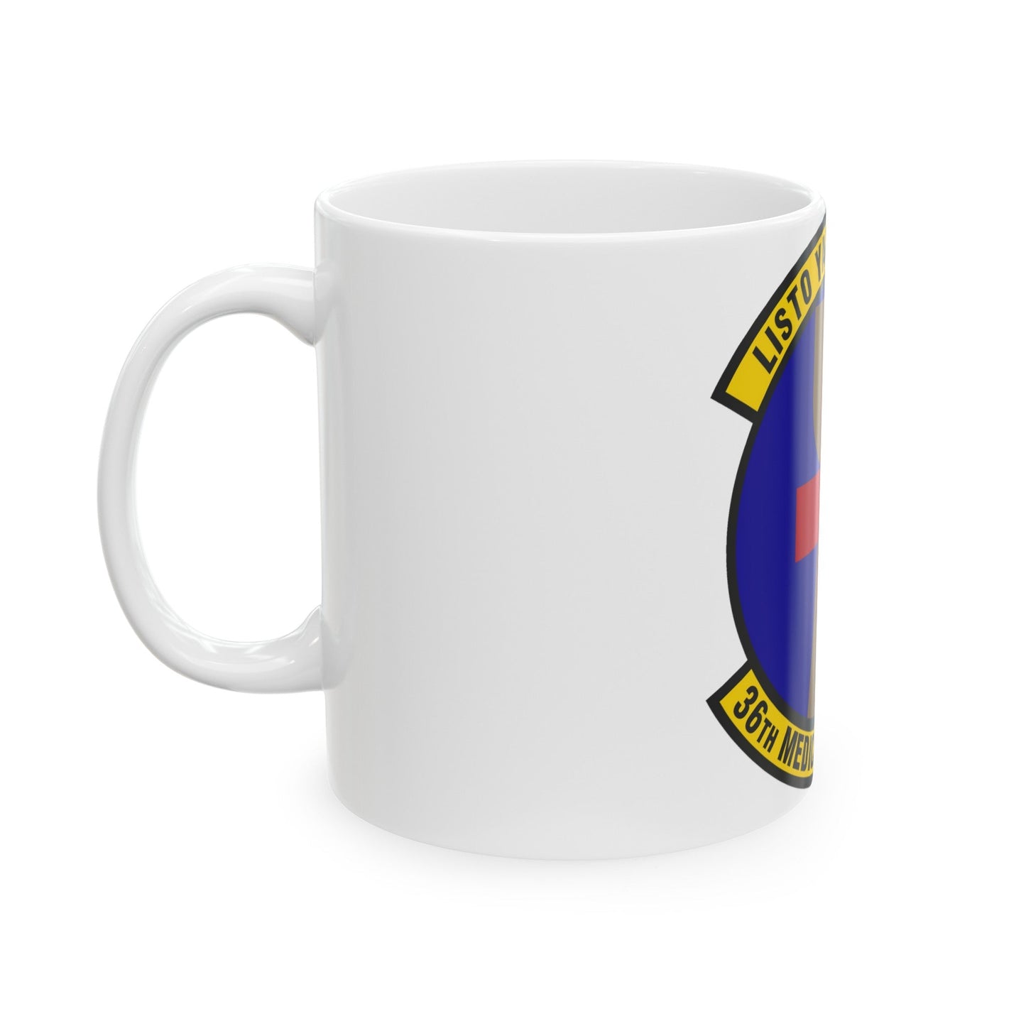 36th Medical Support Squadron (U.S. Air Force) White Coffee Mug-The Sticker Space