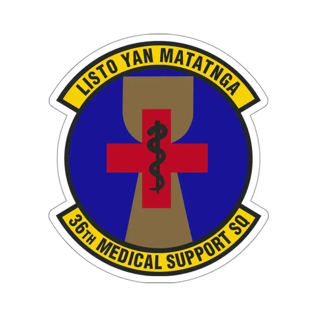 36th Medical Support Squadron (U.S. Air Force) STICKER Vinyl Die-Cut Decal 3 Inch - The Sticker Space