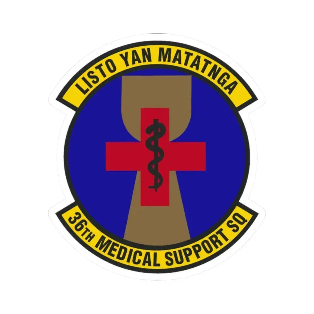 36th Medical Support Squadron (U.S. Air Force) STICKER Vinyl Kiss-Cut Decal - The Sticker Space