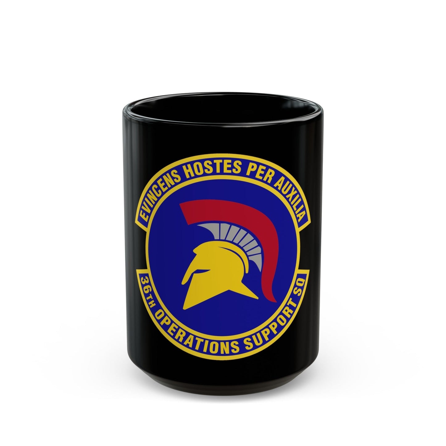 36th Operations Support Squadron (U.S. Air Force) Black Coffee Mug-15oz-The Sticker Space