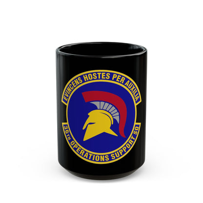 36th Operations Support Squadron (U.S. Air Force) Black Coffee Mug-15oz-The Sticker Space