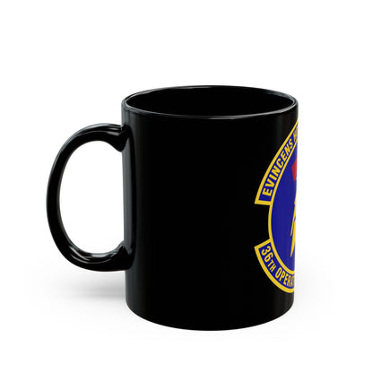 36th Operations Support Squadron (U.S. Air Force) Black Coffee Mug-The Sticker Space