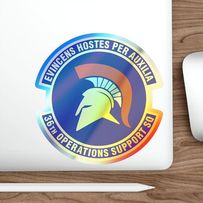 36th Operations Support Squadron (U.S. Air Force) Holographic STICKER Die-Cut Vinyl Decal-The Sticker Space