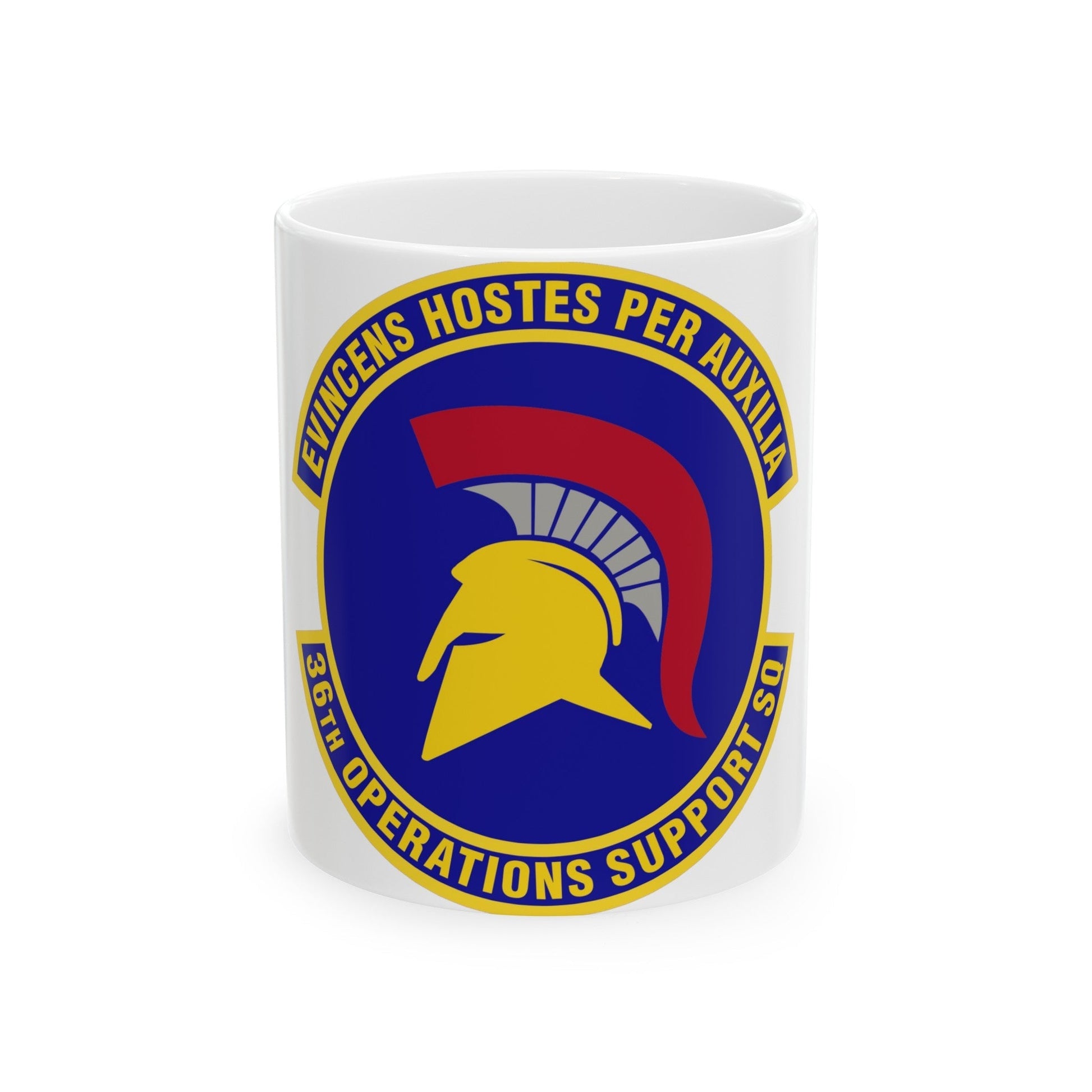 36th Operations Support Squadron (U.S. Air Force) White Coffee Mug-11oz-The Sticker Space