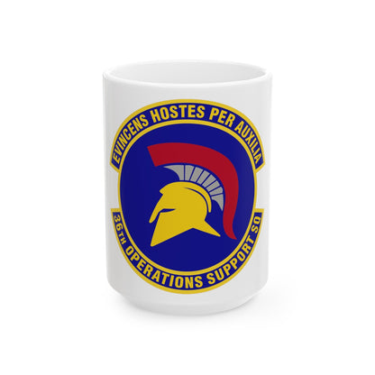 36th Operations Support Squadron (U.S. Air Force) White Coffee Mug-15oz-The Sticker Space