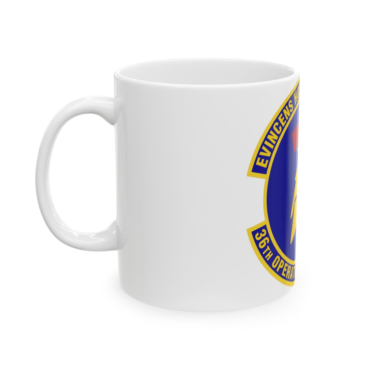 36th Operations Support Squadron (U.S. Air Force) White Coffee Mug-The Sticker Space