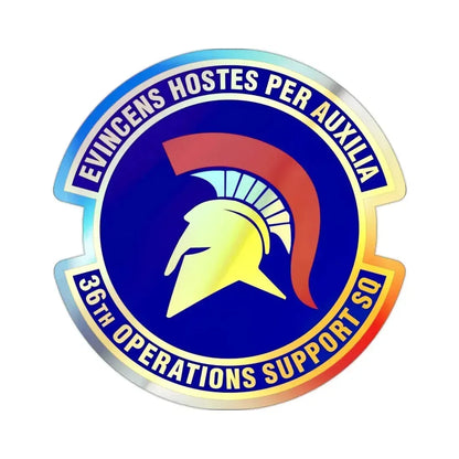 36th Operations Support Squadron (U.S. Air Force) Holographic STICKER Die-Cut Vinyl Decal - The Sticker Space