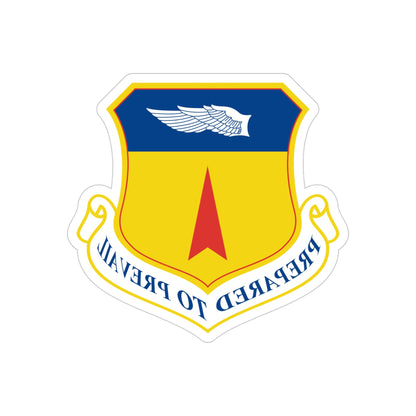 36th Wing (U.S. Air Force) REVERSE PRINT Transparent STICKER-4" × 4"-The Sticker Space