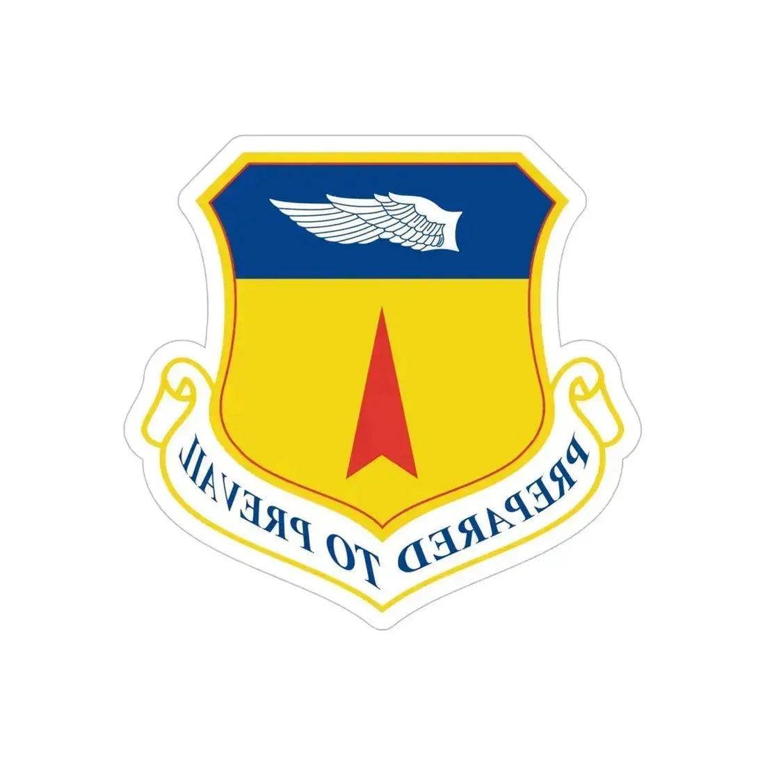 36th Wing (U.S. Air Force) REVERSE PRINT Transparent Die-Cut STICKER 6 Inch Die-Cut Transparent - The Sticker Space