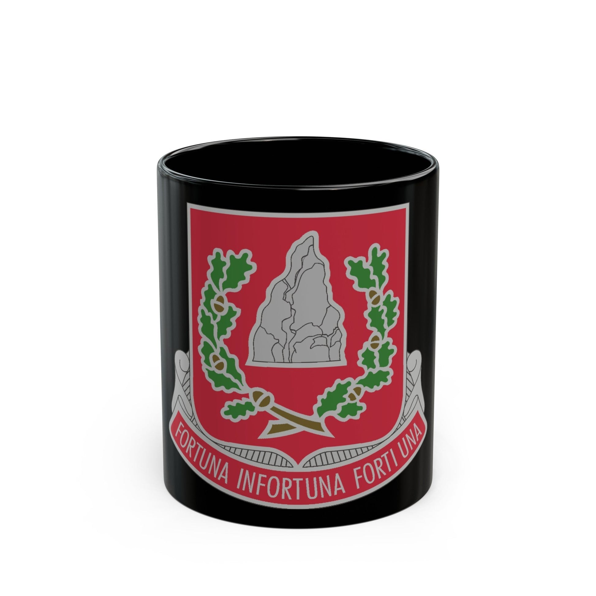 37 Engineer Battalion (U.S. Army) Black Coffee Mug-11oz-The Sticker Space