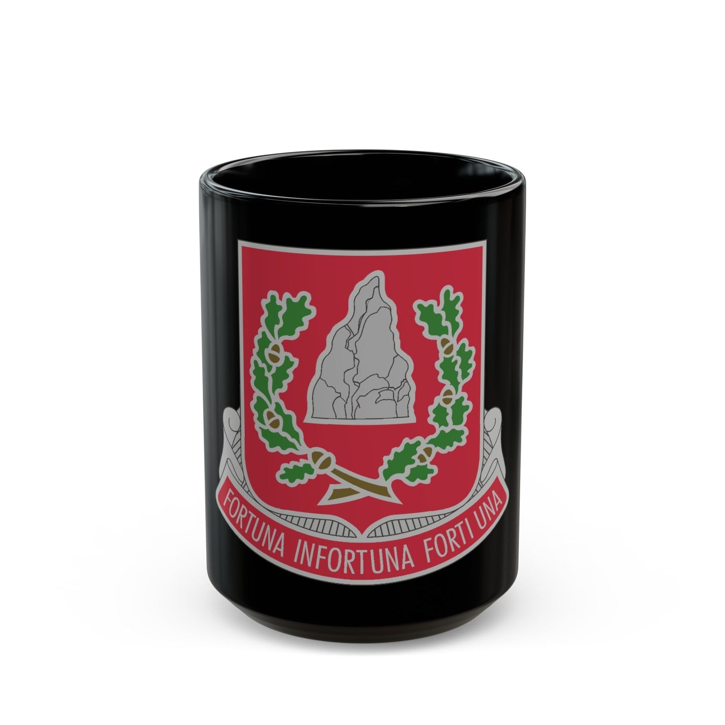 37 Engineer Battalion (U.S. Army) Black Coffee Mug-15oz-The Sticker Space