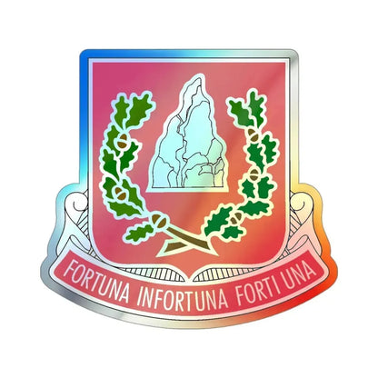 37 Engineer Battalion (U.S. Army) Holographic STICKER Die-Cut Vinyl Decal 3 Inch Holographic - The Sticker Space
