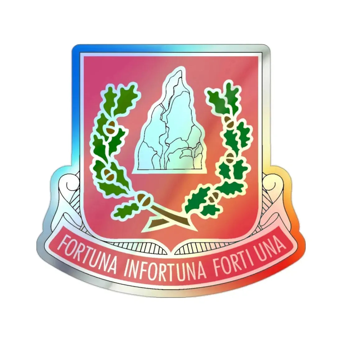 37 Engineer Battalion (U.S. Army) Holographic STICKER Die-Cut Vinyl Decal - The Sticker Space