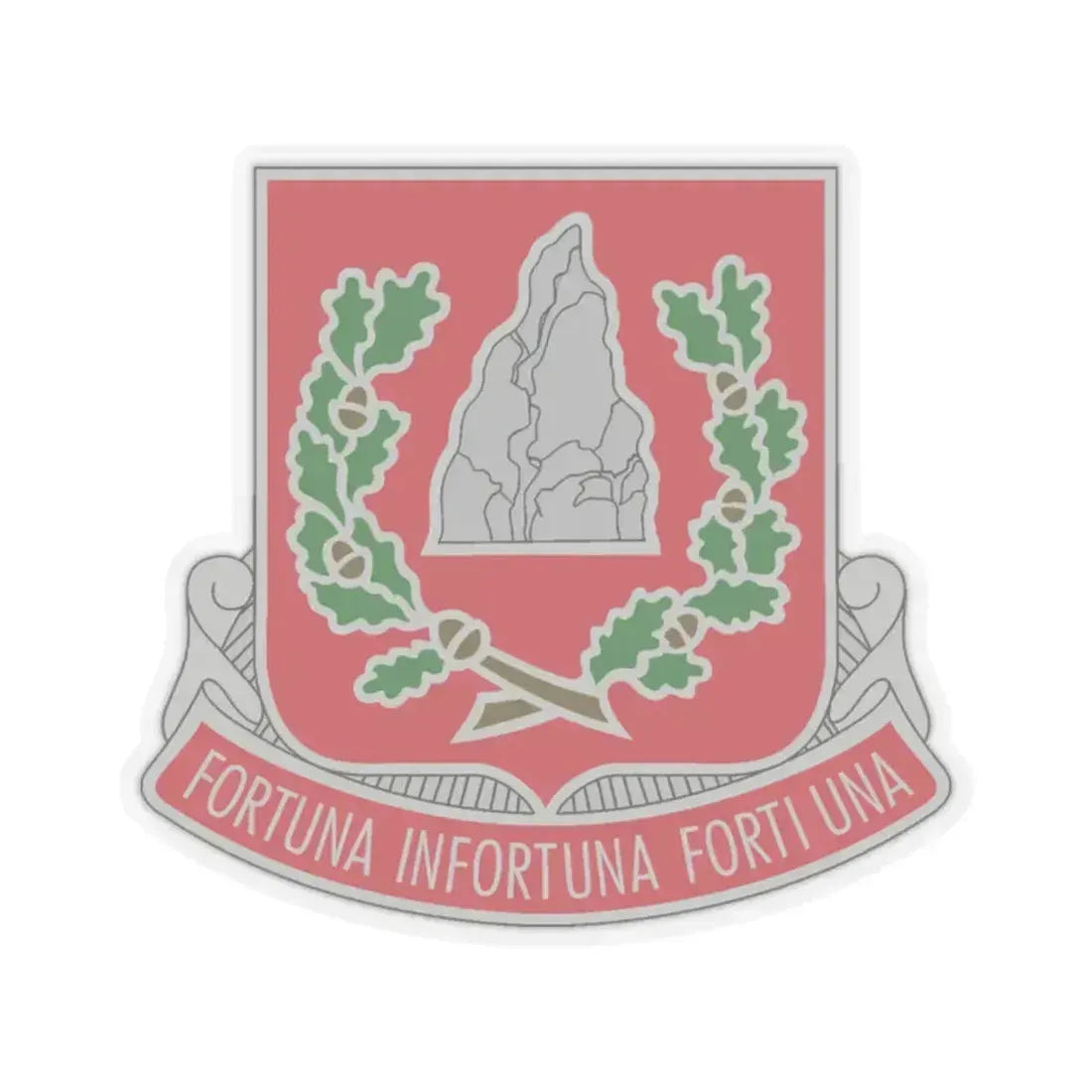 37 Engineer Battalion (U.S. Army) STICKER Vinyl Kiss-Cut Decal 2 Inch Transparent - The Sticker Space