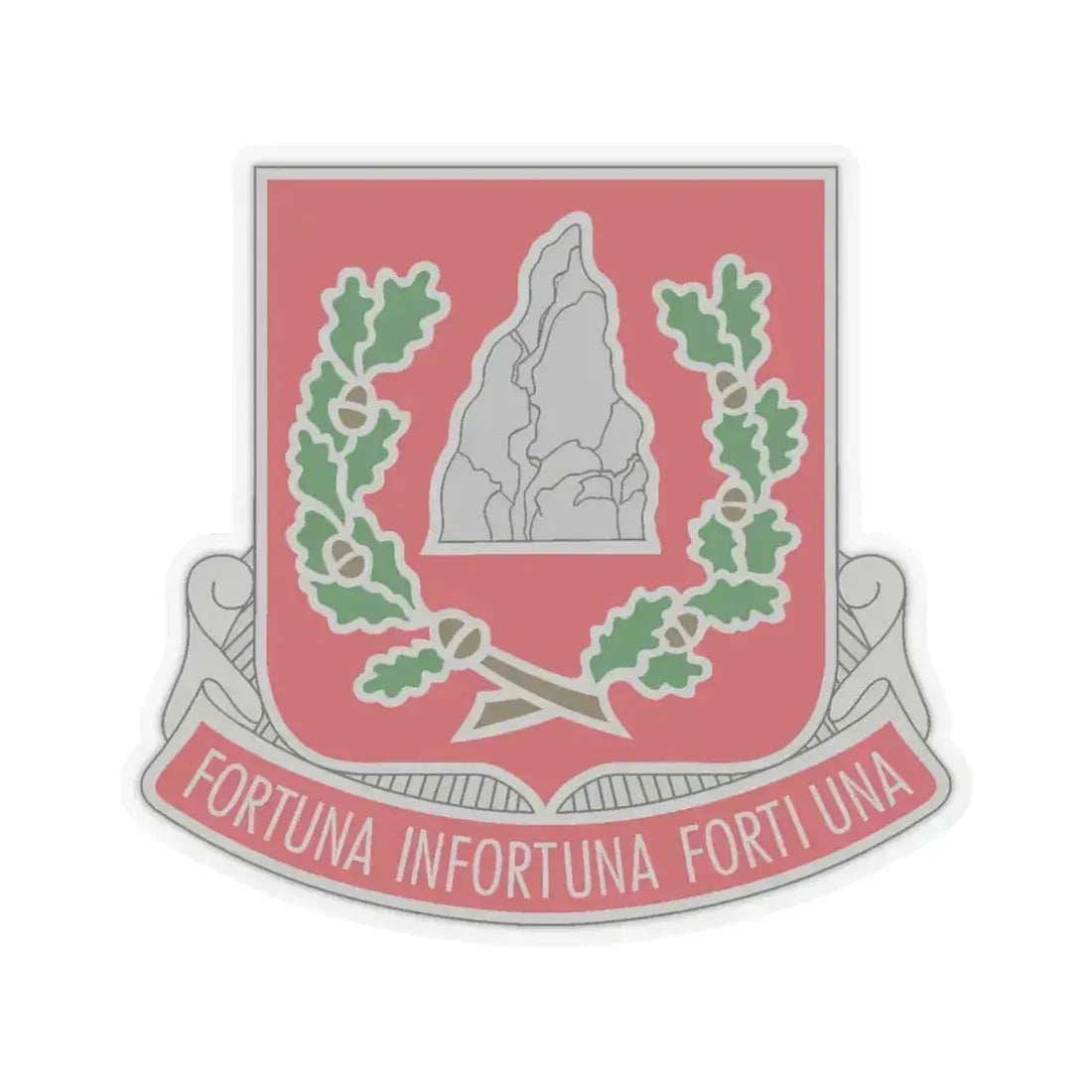 37 Engineer Battalion (U.S. Army) STICKER Vinyl Kiss-Cut Decal 4 Inch Transparent - The Sticker Space