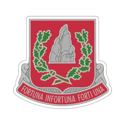 37 Engineer Battalion (U.S. Army) STICKER Vinyl Kiss-Cut Decal 4 Inch White - The Sticker Space