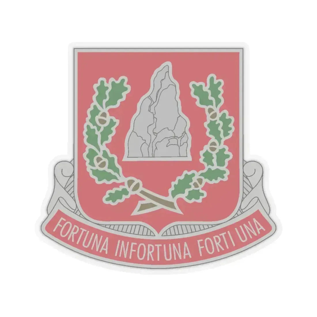 37 Engineer Battalion (U.S. Army) STICKER Vinyl Kiss-Cut Decal 6 Inch Transparent - The Sticker Space