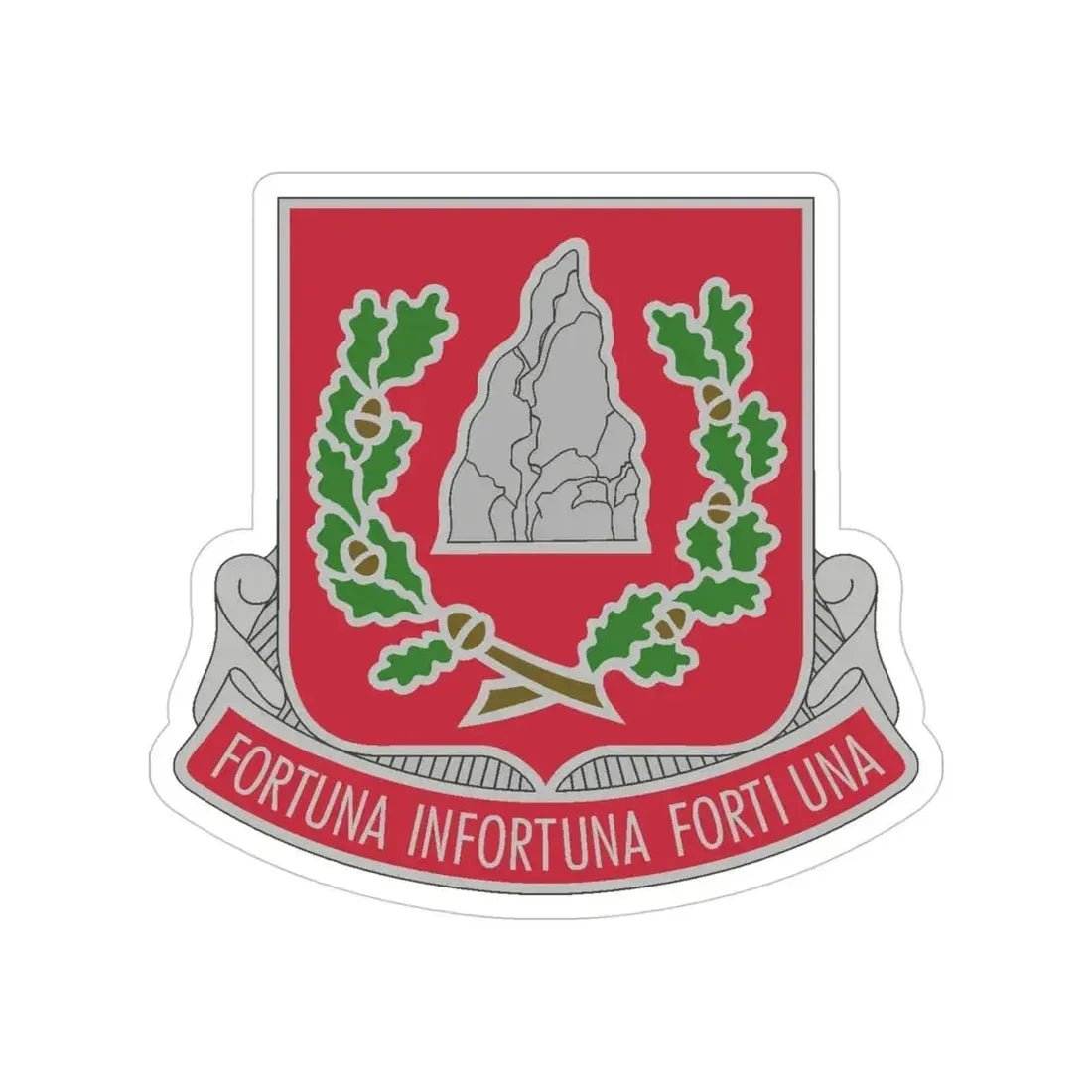 37 Engineer Battalion (U.S. Army) Transparent STICKER Die-Cut Vinyl Decal 4 Inch - The Sticker Space