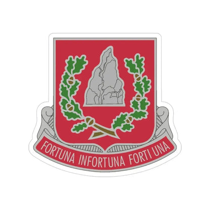 37 Engineer Battalion (U.S. Army) Transparent STICKER Die-Cut Vinyl Decal 4 Inch - The Sticker Space