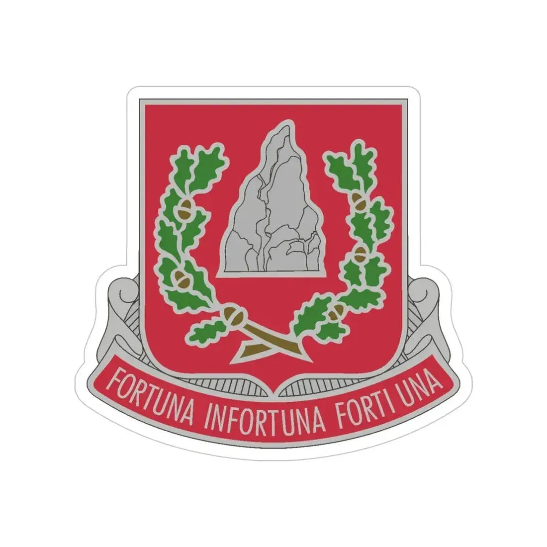 37 Engineer Battalion (U.S. Army) Transparent STICKER Die-Cut Vinyl Decal 5 Inch - The Sticker Space