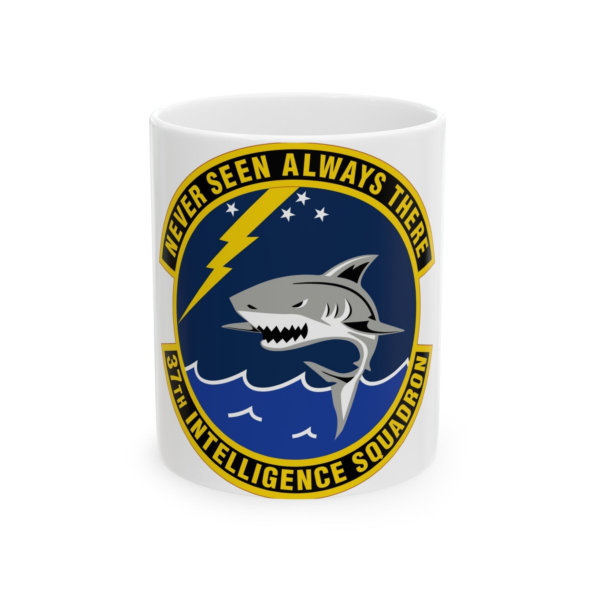 37 Intelligence Squadron ACC (U.S. Air Force) White Coffee Mug-11oz-The Sticker Space