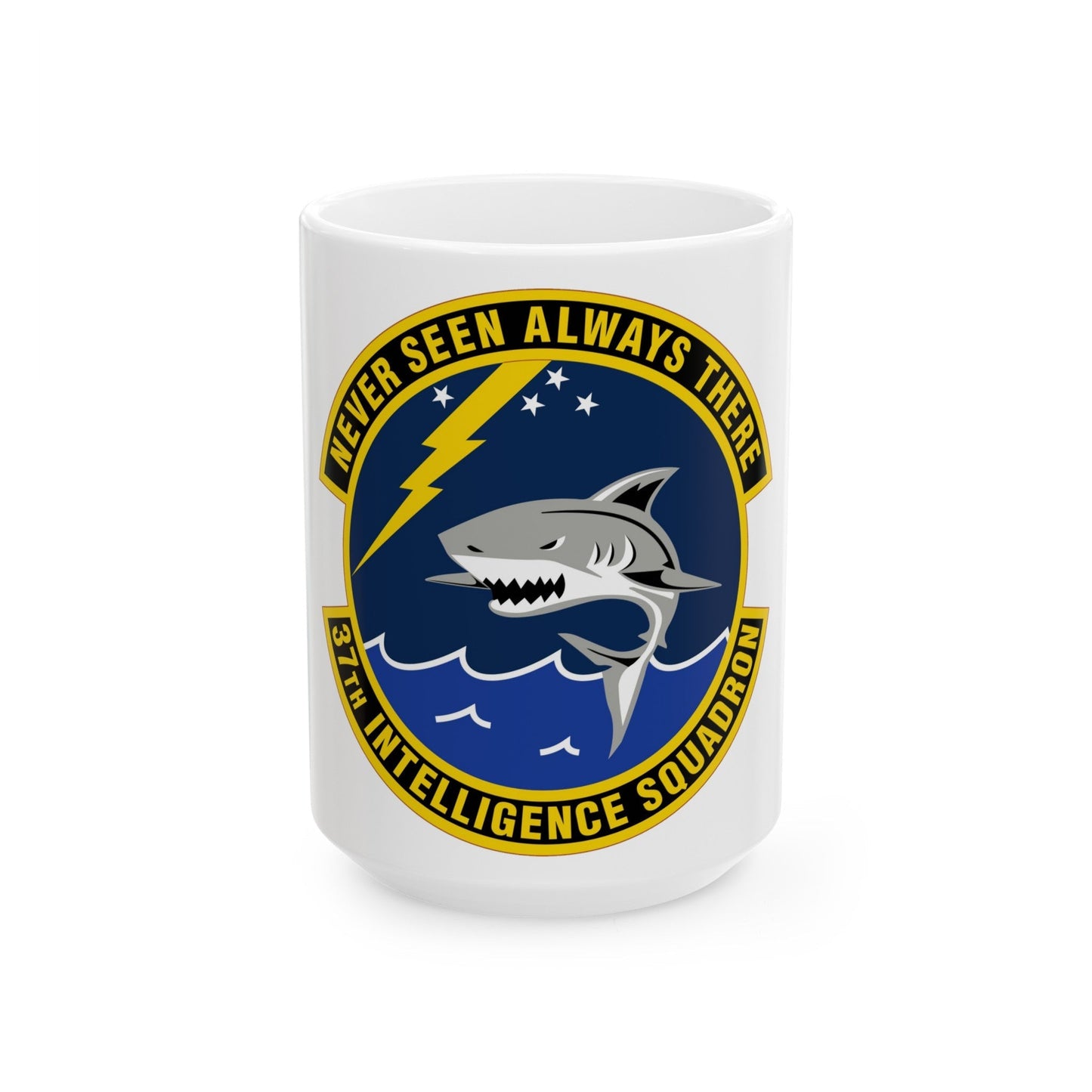 37 Intelligence Squadron ACC (U.S. Air Force) White Coffee Mug-15oz-The Sticker Space