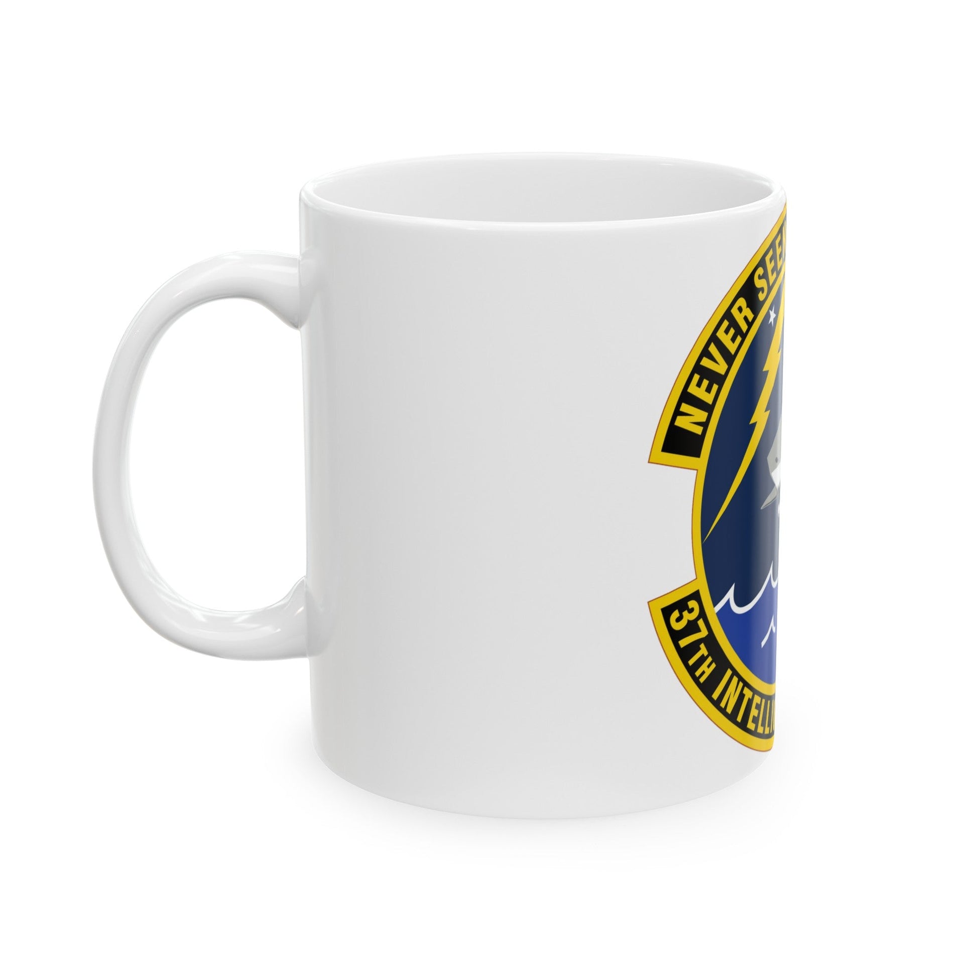 37 Intelligence Squadron ACC (U.S. Air Force) White Coffee Mug-The Sticker Space