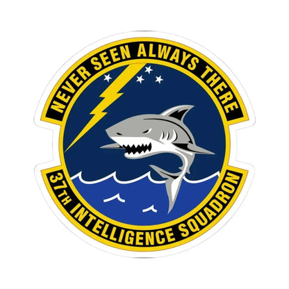 37 Intelligence Squadron ACC (U.S. Air Force) STICKER Vinyl Kiss-Cut Decal 3 Inch White - The Sticker Space