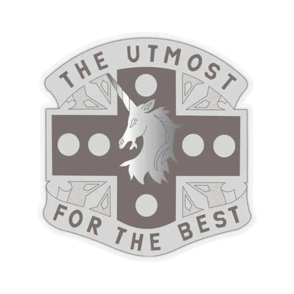 37 Medical Battalion (U.S. Army) STICKER Vinyl Kiss-Cut Decal 2 Inch Transparent - The Sticker Space