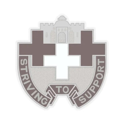 37 Medical Unit (U.S. Army) STICKER Vinyl Kiss-Cut Decal 2 Inch Transparent - The Sticker Space