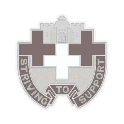 37 Medical Unit (U.S. Army) STICKER Vinyl Kiss-Cut Decal 4 Inch Transparent - The Sticker Space