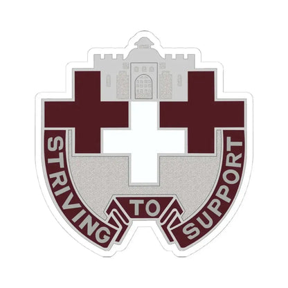 37 Medical Unit (U.S. Army) STICKER Vinyl Kiss-Cut Decal 4 Inch White - The Sticker Space