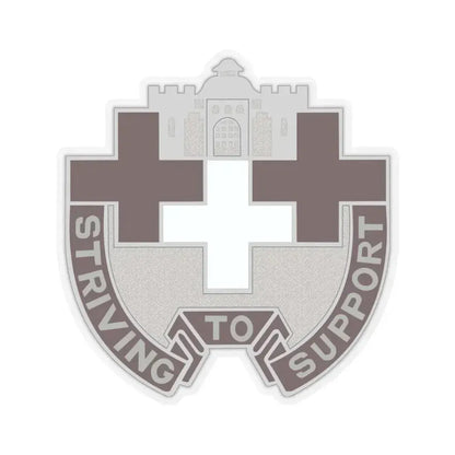 37 Medical Unit (U.S. Army) STICKER Vinyl Kiss-Cut Decal 6 Inch Transparent - The Sticker Space