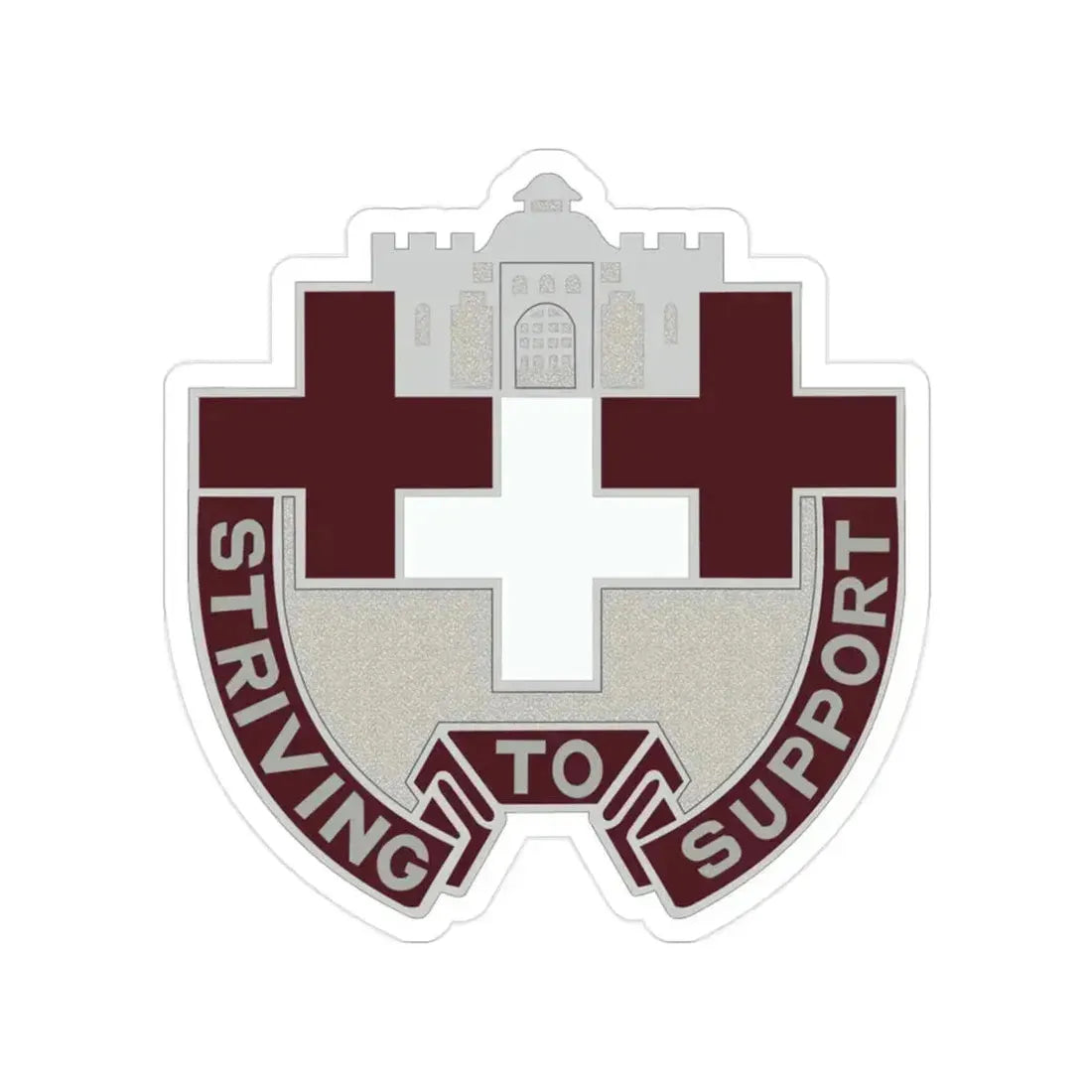 37 Medical Unit (U.S. Army) Transparent STICKER Die-Cut Vinyl Decal 2 Inch - The Sticker Space