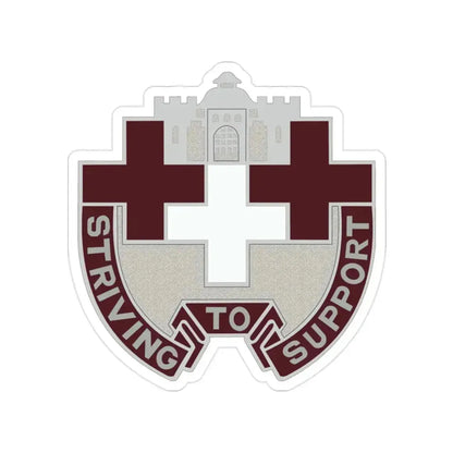 37 Medical Unit (U.S. Army) Transparent STICKER Die-Cut Vinyl Decal 2 Inch - The Sticker Space