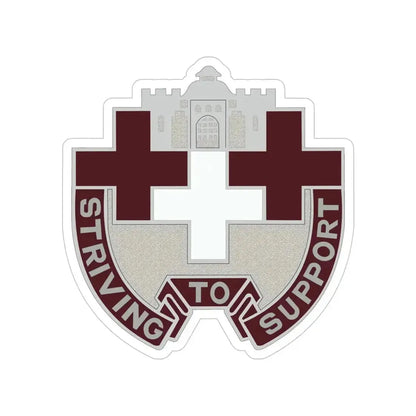 37 Medical Unit (U.S. Army) Transparent STICKER Die-Cut Vinyl Decal 5 Inch - The Sticker Space