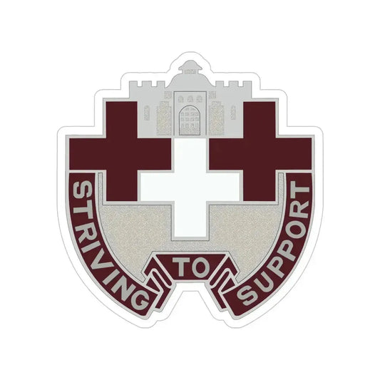 37 Medical Unit (U.S. Army) Transparent STICKER Die-Cut Vinyl Decal 6 Inch - The Sticker Space